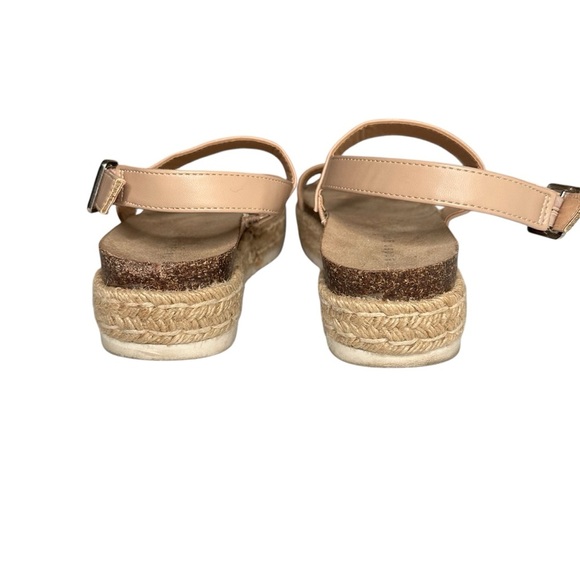 Madden Girl Tan Espadrille Strap Sandals – Size 9 - Picture 6 of 8